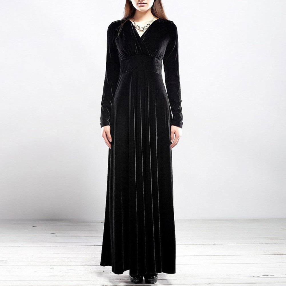 Witch Tamsin Velvet Maxi Dress