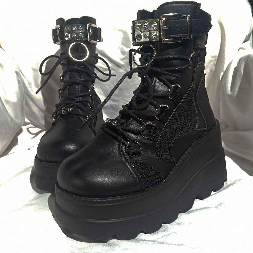 Witch Grimhild Platform Boots