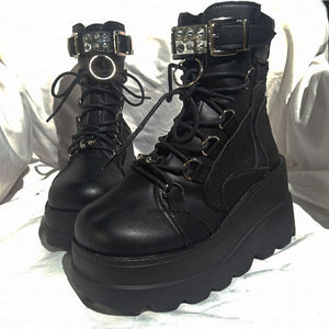 Witch Grimhild Platform Boots