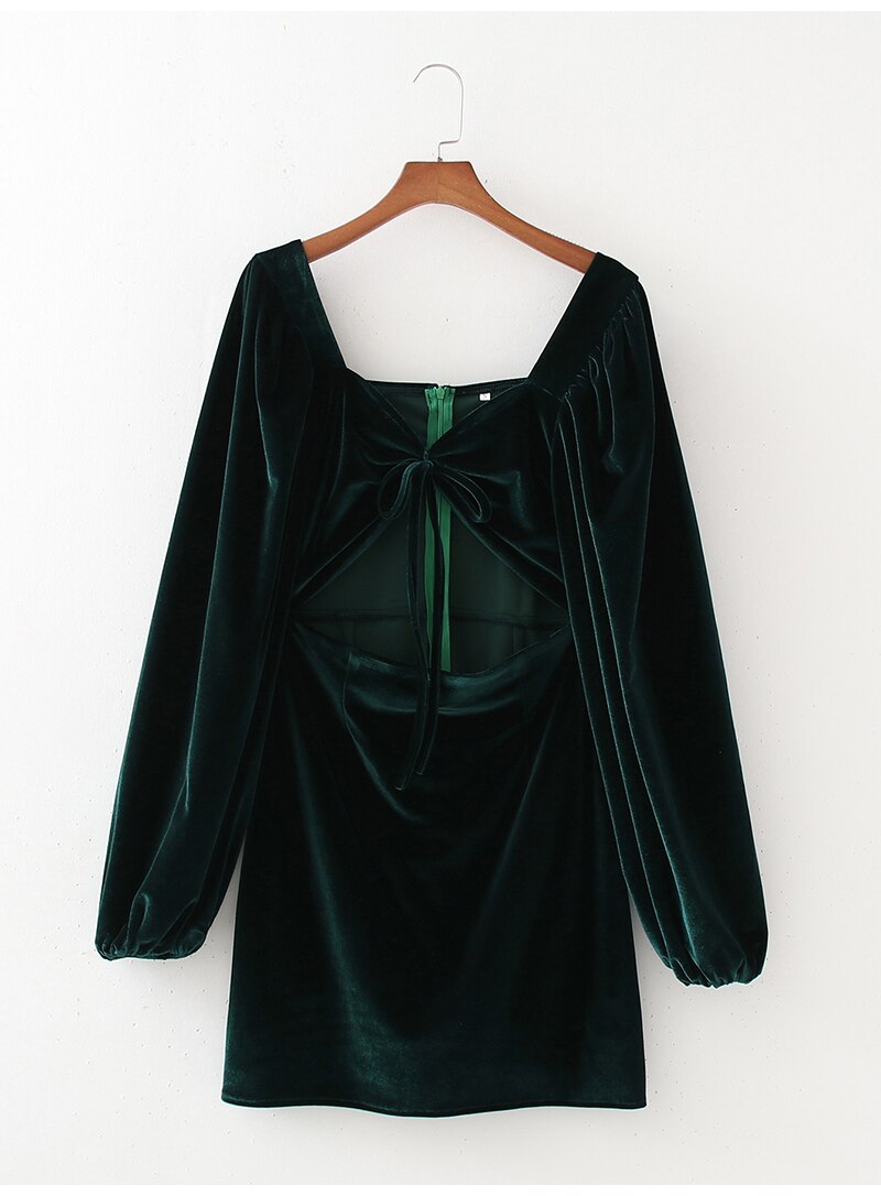 Witch Lenore Velvet Mini Dress