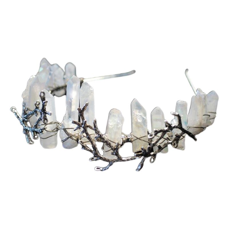 Raw Crystal Tiara (7 colours)