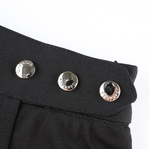 Rivet Design Mini Skirt