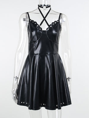 Witch Hexuba Leather Dress