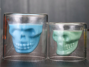 Skull Bottle and Glasses Set