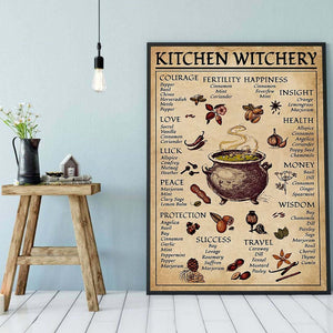 Kitchen Witchery Wall Poster