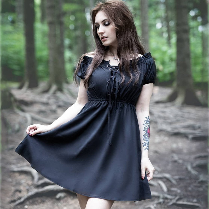 Witch Fiona Off Shoulder Mini Dress