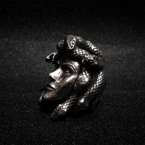 Stainless Steel Medusa Ring