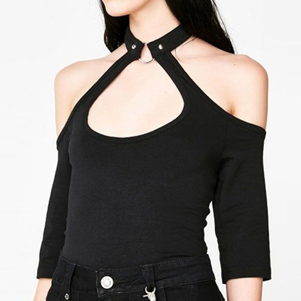 Choker Neck T-Shirt