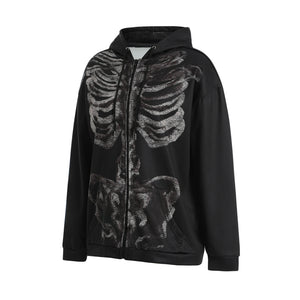 Skeleton Print Jacket