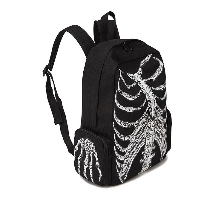 Skeleton Print Backpack