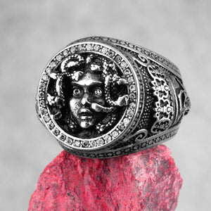 Snake Hair Medusa Ring