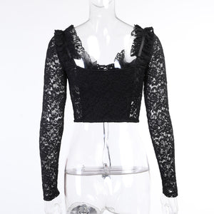 Witch Sybil Cropped Blouse