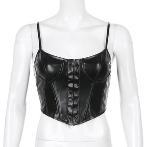 Witch Sabrina Leather Bustier