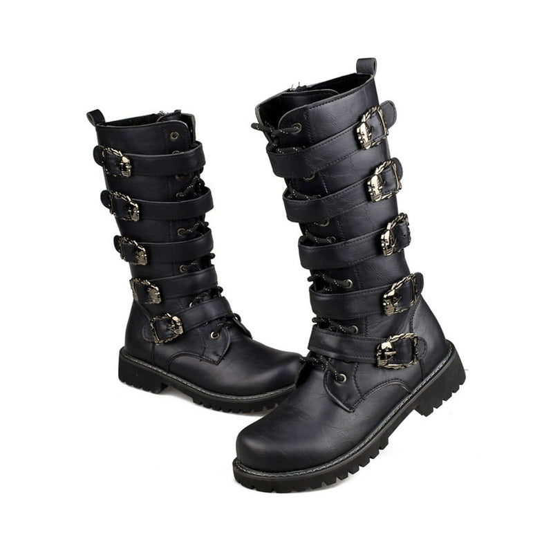 Belt Skull Boots