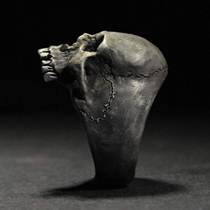 Half Skull Head Ring