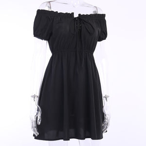 Witch Fiona Off Shoulder Mini Dress