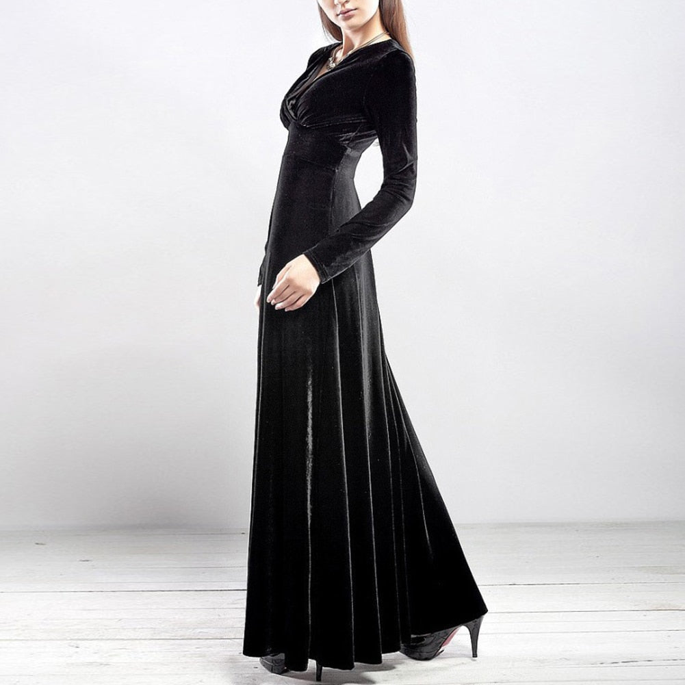 Witch Tamsin Velvet Maxi Dress