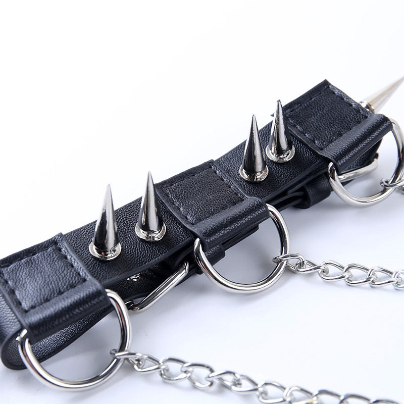 Pentagram Chain Suspenders