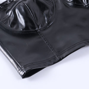 Witch Cerys Leather Top