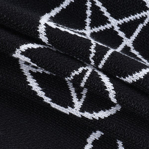 Pentagram Pattern Cardigan