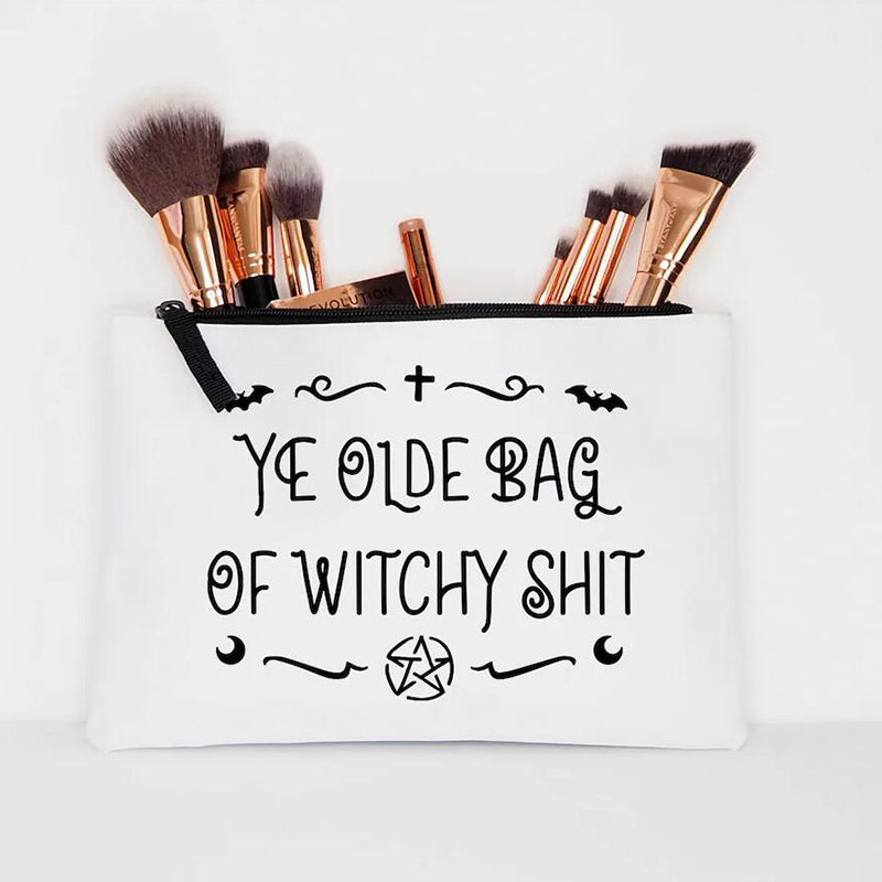 'YE OLDE BAG OF WITCHY SHIT' Make Up Bag