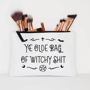 'YE OLDE BAG OF WITCHY SHIT' Make Up Bag