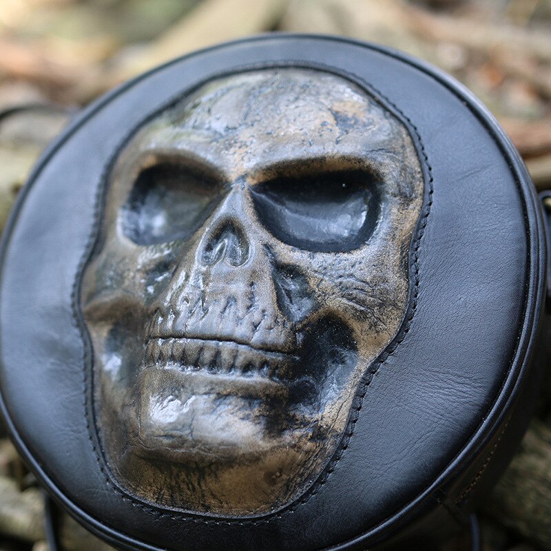 Skull Round Shaped Bag