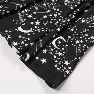 Moon and Constellation Midi Dress