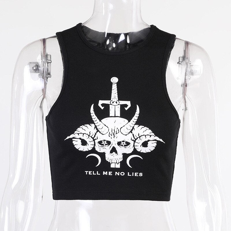 TELL ME NO LIES Crop Top