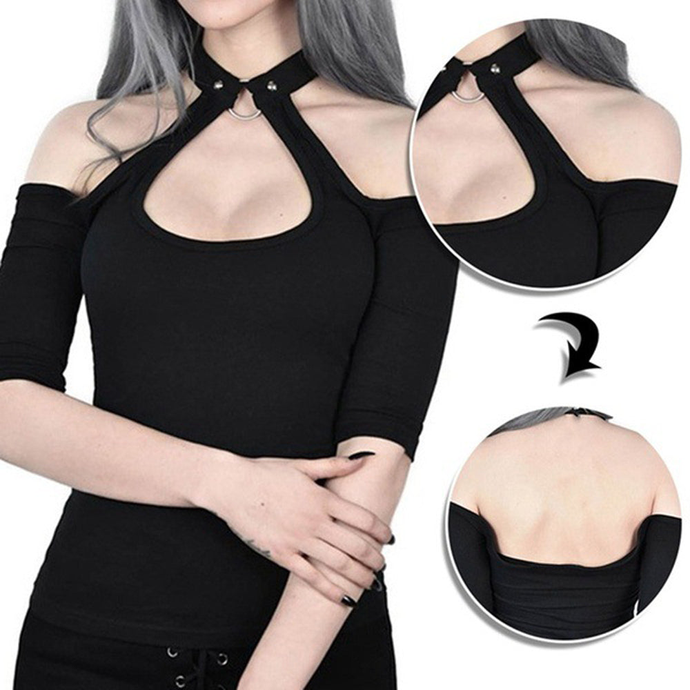 Choker Neck T-Shirt