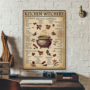 Kitchen Witchery Wall Poster