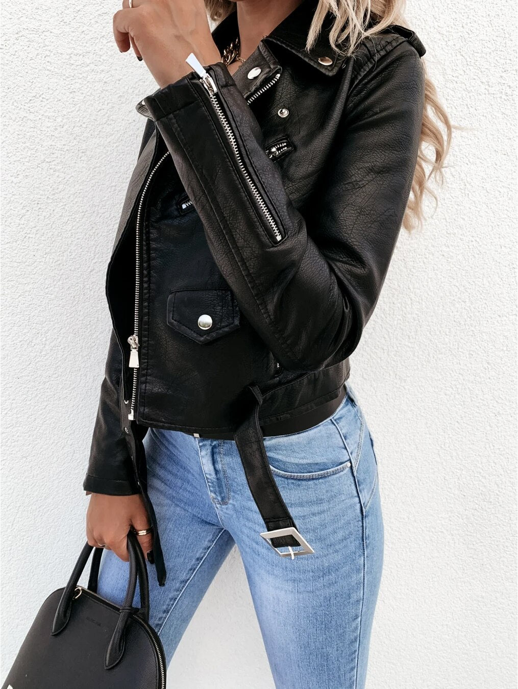 Leather Biker Jacket