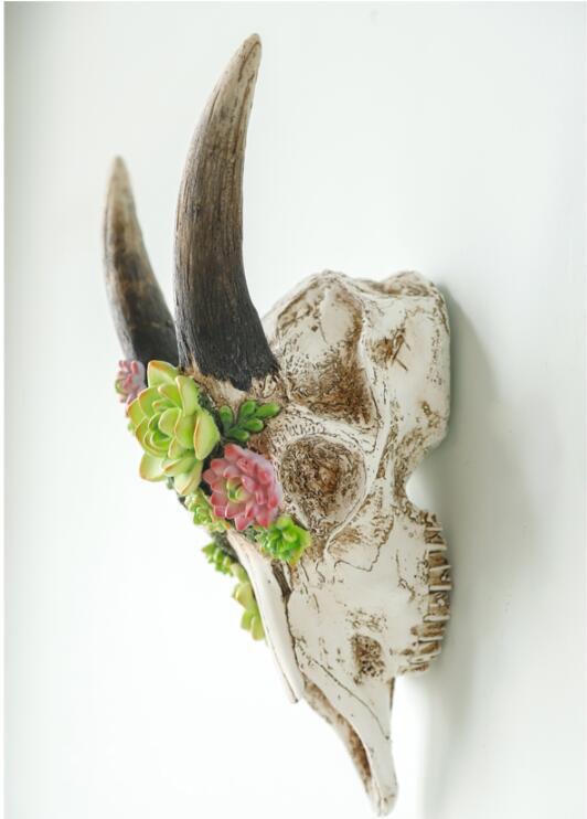 Animal Skull Head Wall Decor