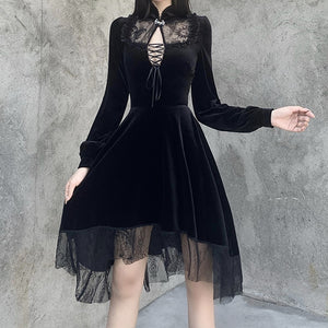 Witch Mortiana Velvet Dress