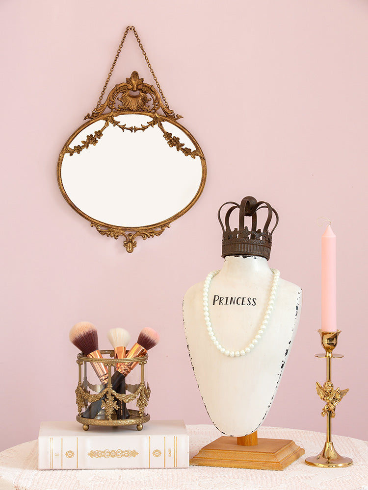 Oval Hanging Mirror