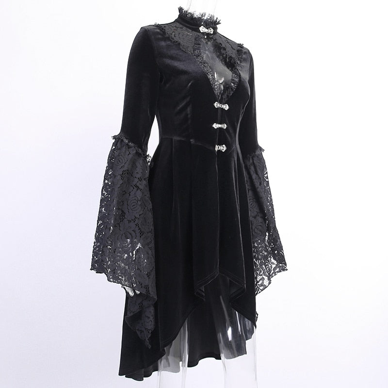 Witch Willow Velvet Mini Dress