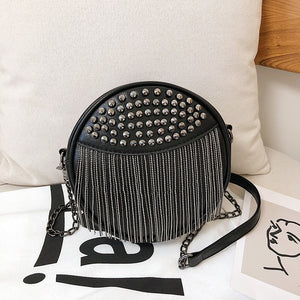 Tassel Design Round Bag