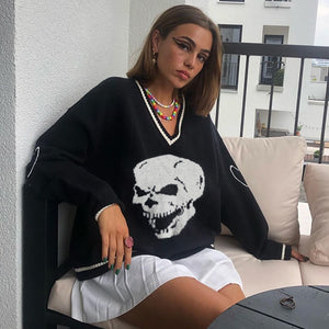 The Skull Loose Sweater