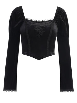 Witch Ommin Velvet Top