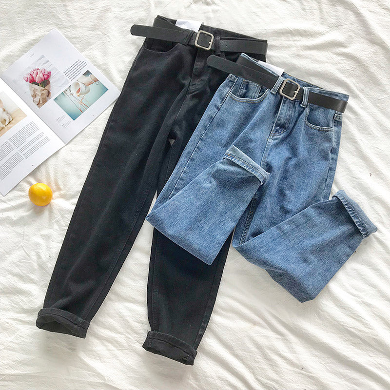 Casual High Waist Jeans