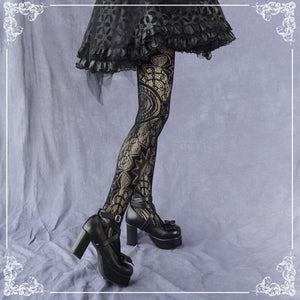 Gothic Geometric Design Stockings