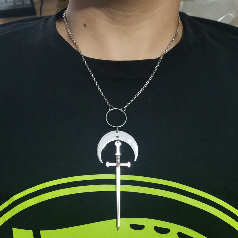 Moon Sword Necklace