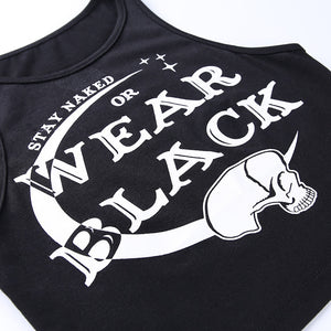 WEAR BLACK Crop Top