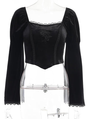 Witch Ommin Velvet Top