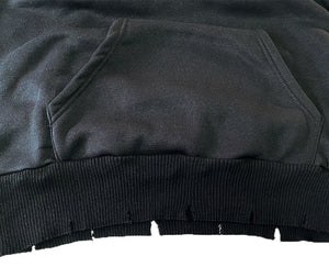 Black Spiked Hoodie