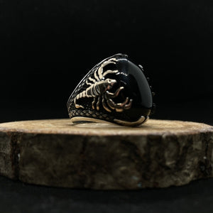 Scorpion Ring in Black