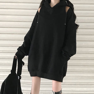 Oversized Black Hoodie