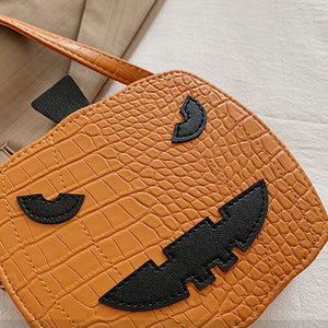 Croc Design Pumpkin Shoulder Bag in Orange