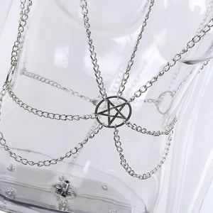 Pentagram Chain Suspenders