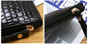 Croc Effect Purse